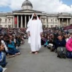 Živé pašie na Trafalgar Square